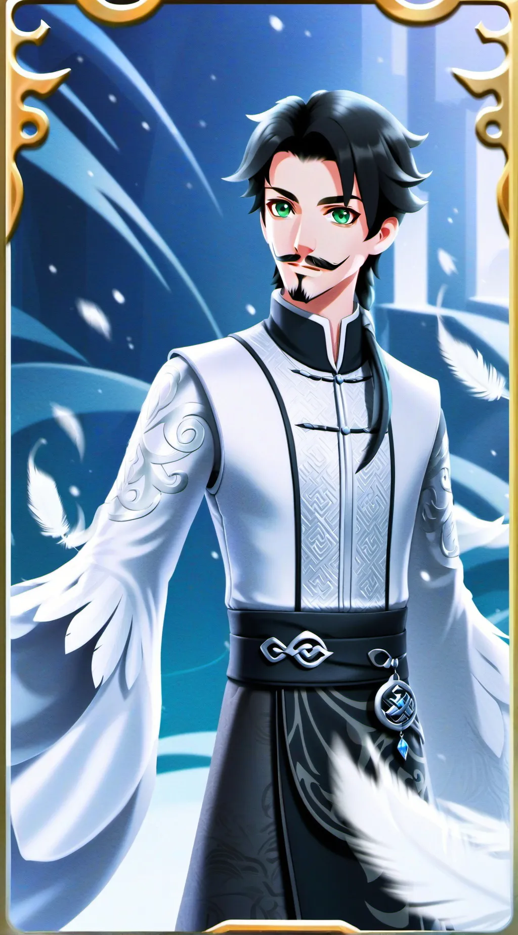 ai character: Dàwèi (大卫) background