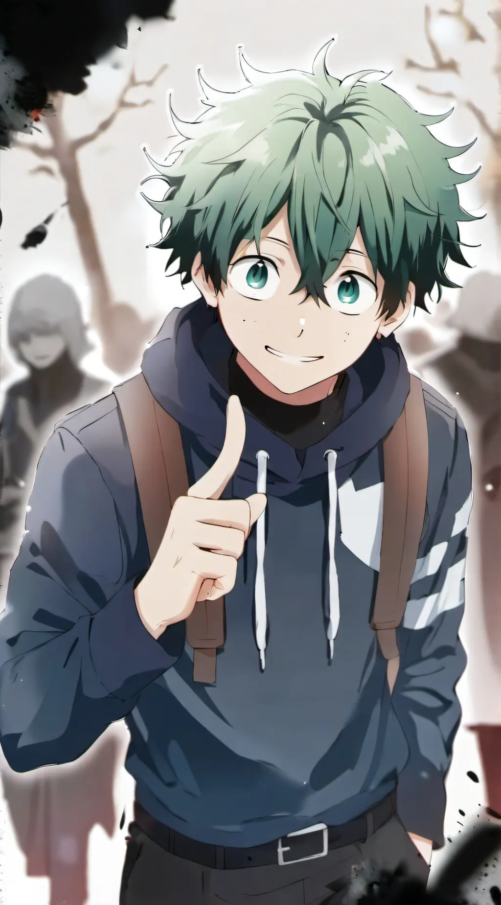ai character: Deku background