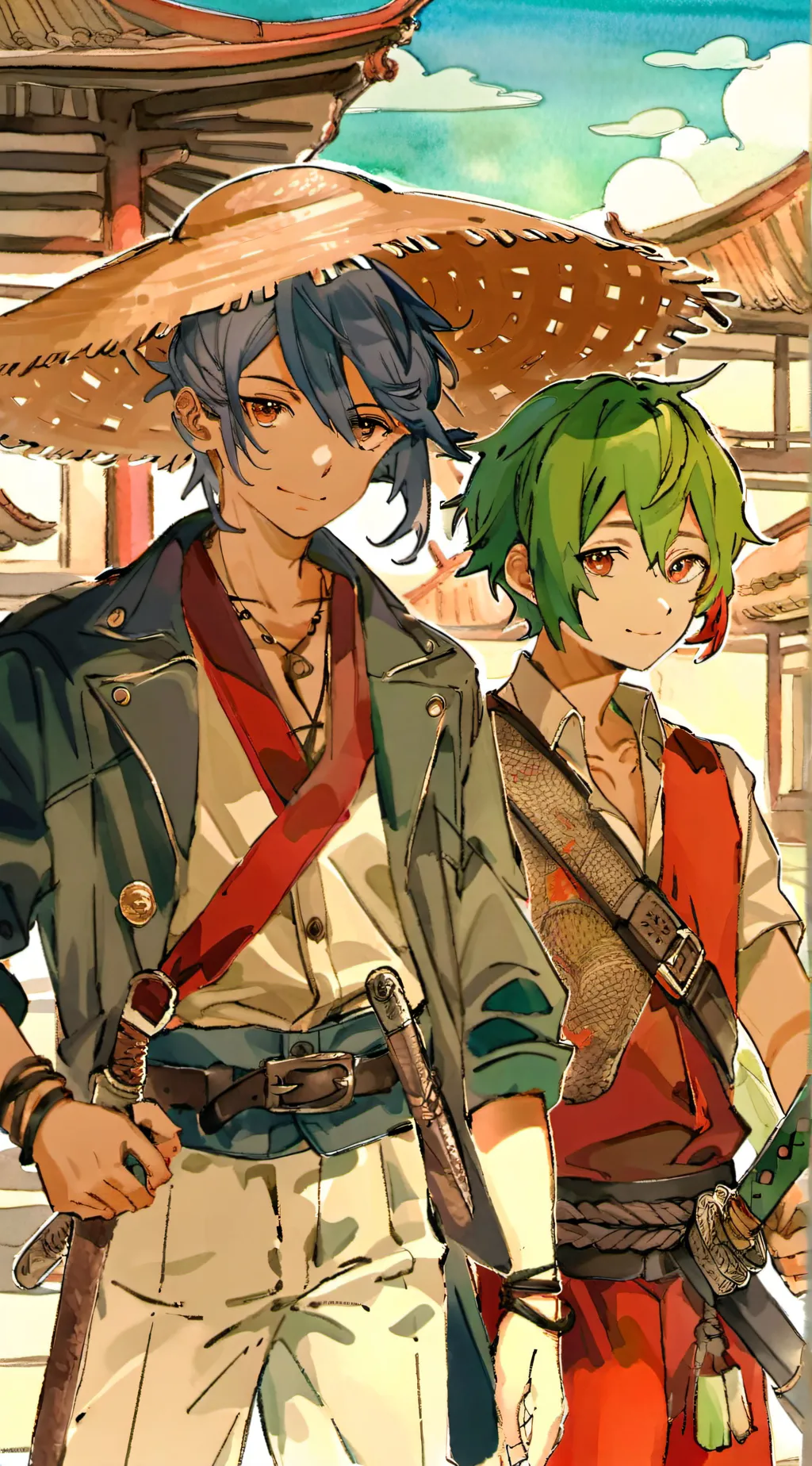ai character: the one pieace background