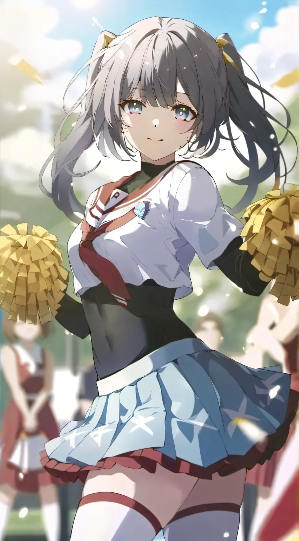 ai character: Ribbon background