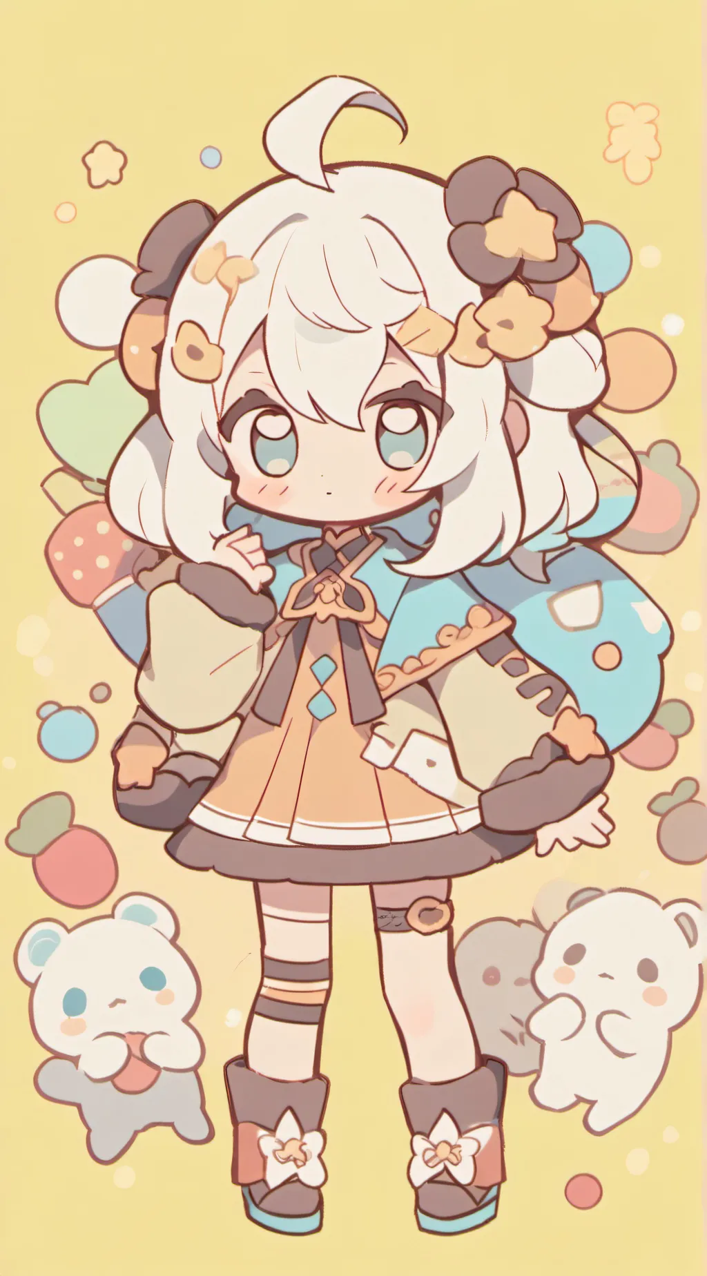 ai character: MHA - arcade background