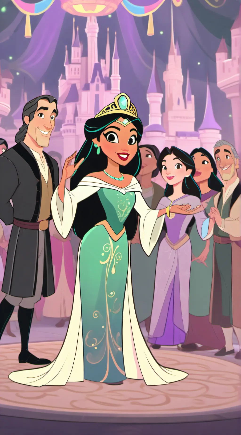 ai character: Kingdom Matriarchy background