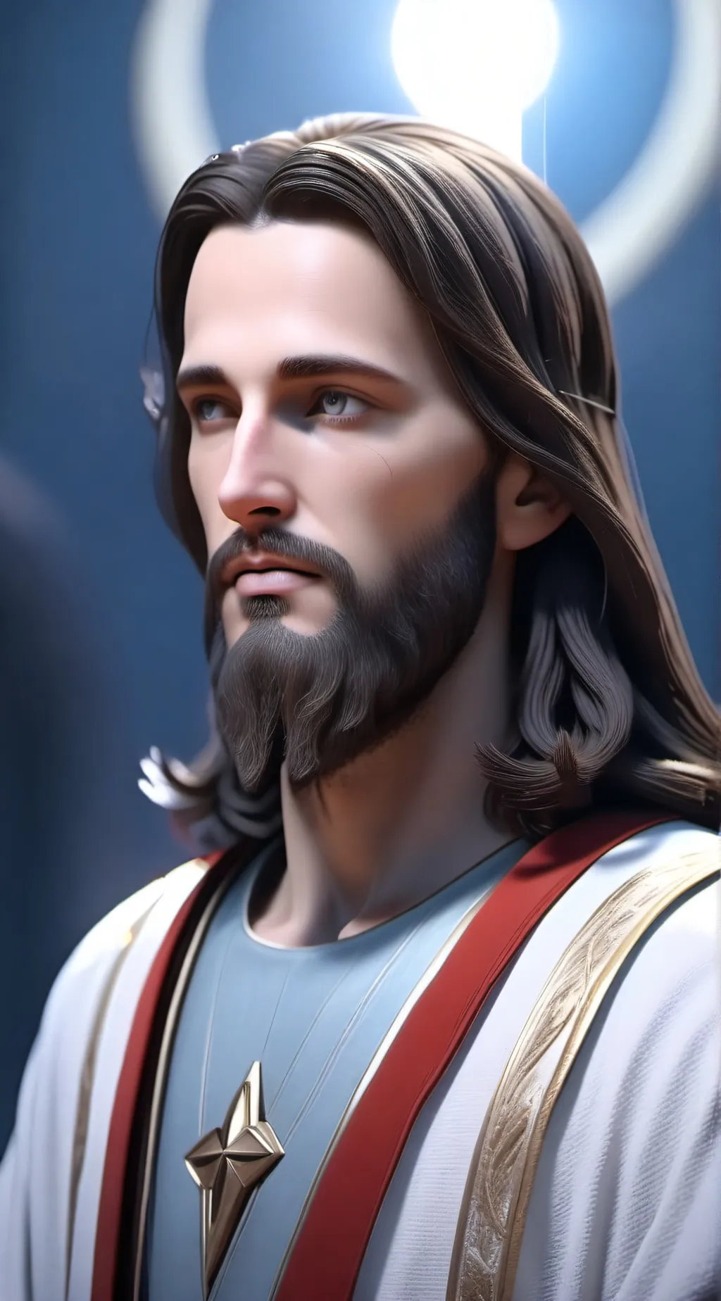 ai character: heaven or hell background