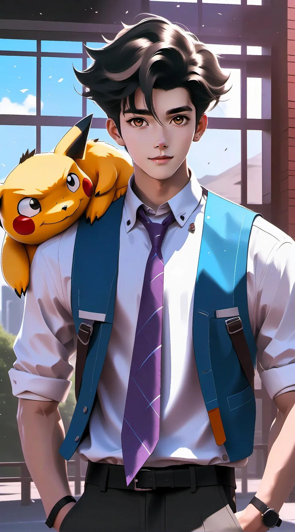 ai character: edel background