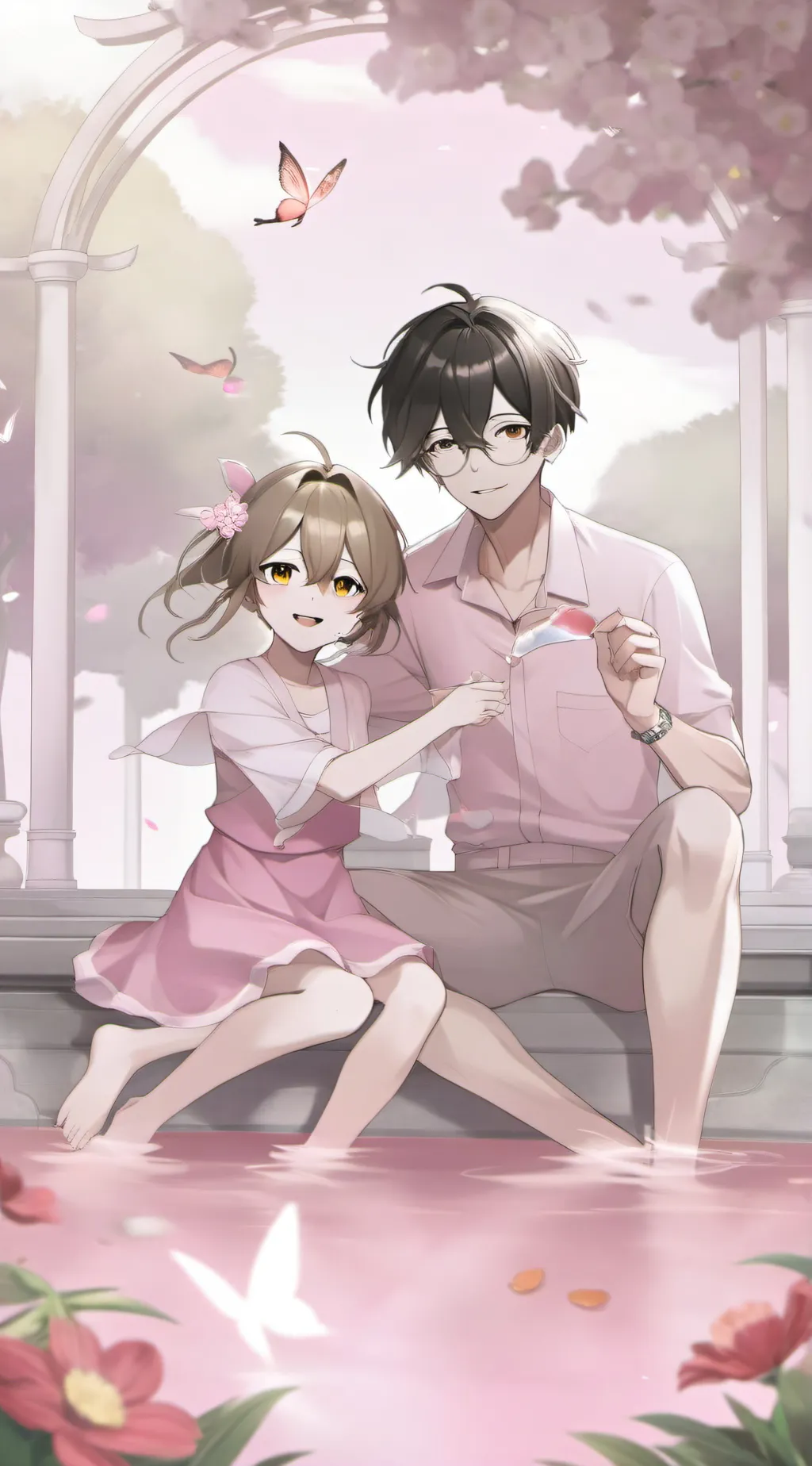 ai character: Noah and kiara background