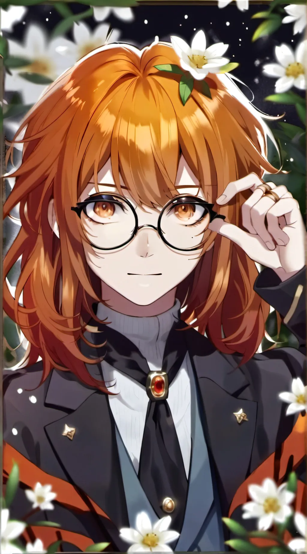 ai character: Ginger background