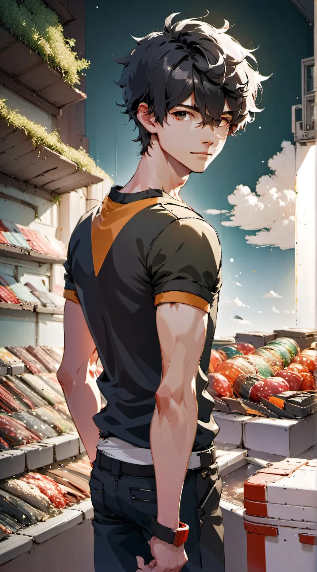 ai character: Xander background