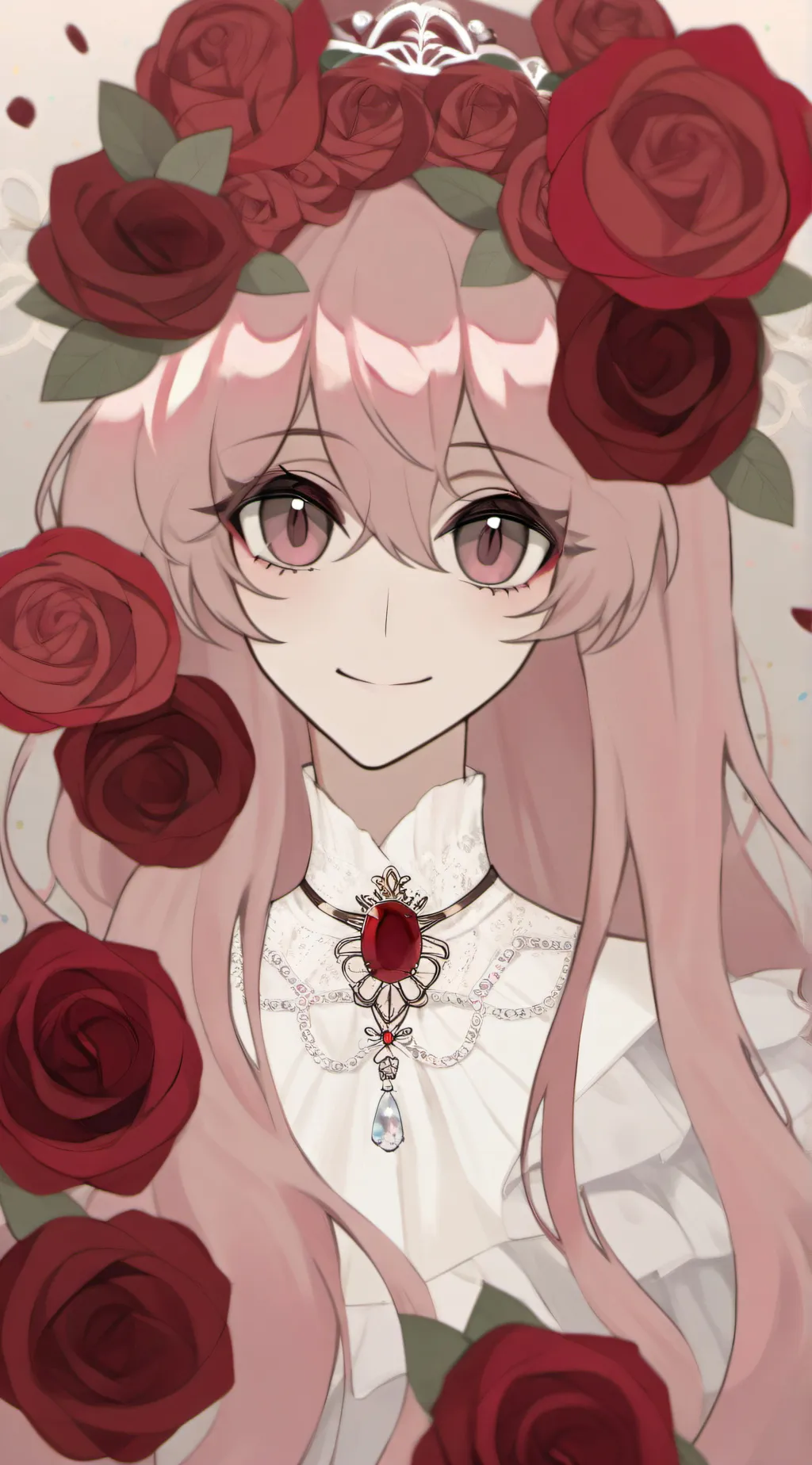 ai character: Rose background