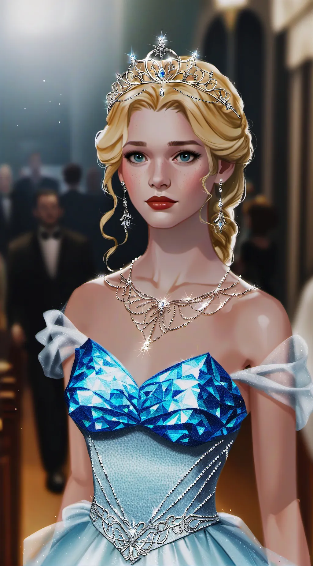 ai character: Cinderella background