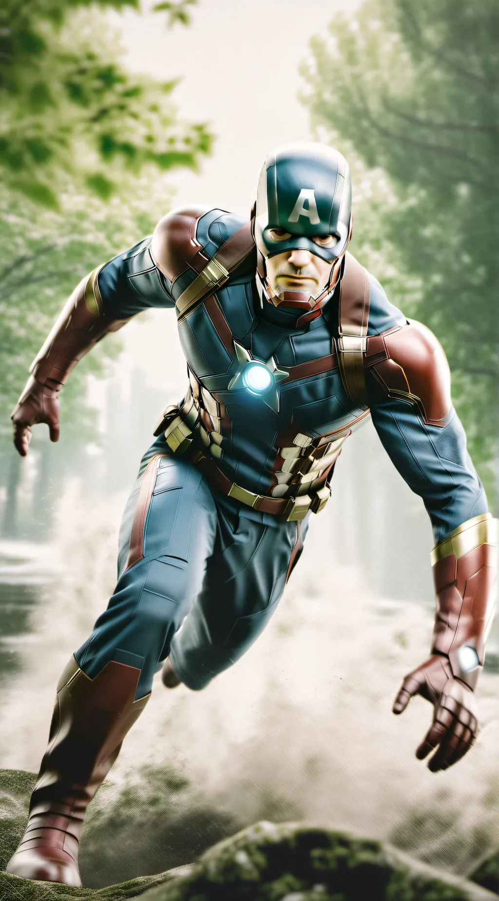 ai character: Avengers Angel  background