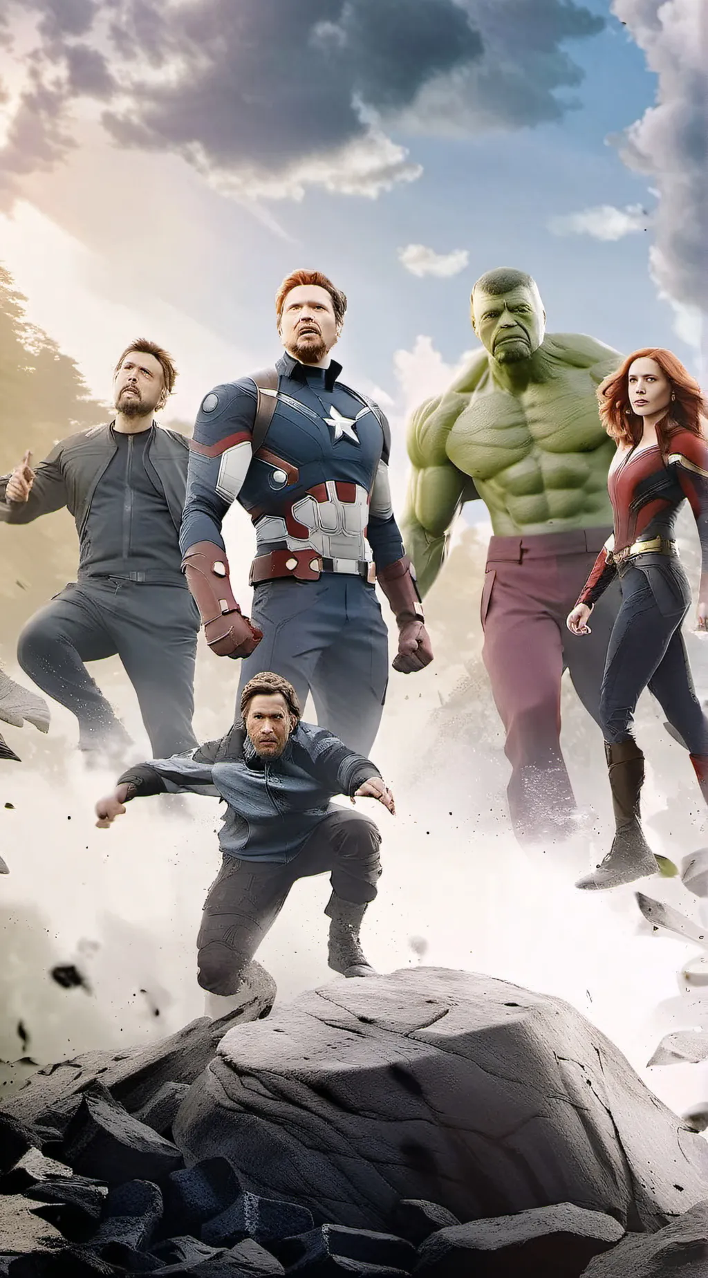 ai character: Avengers background