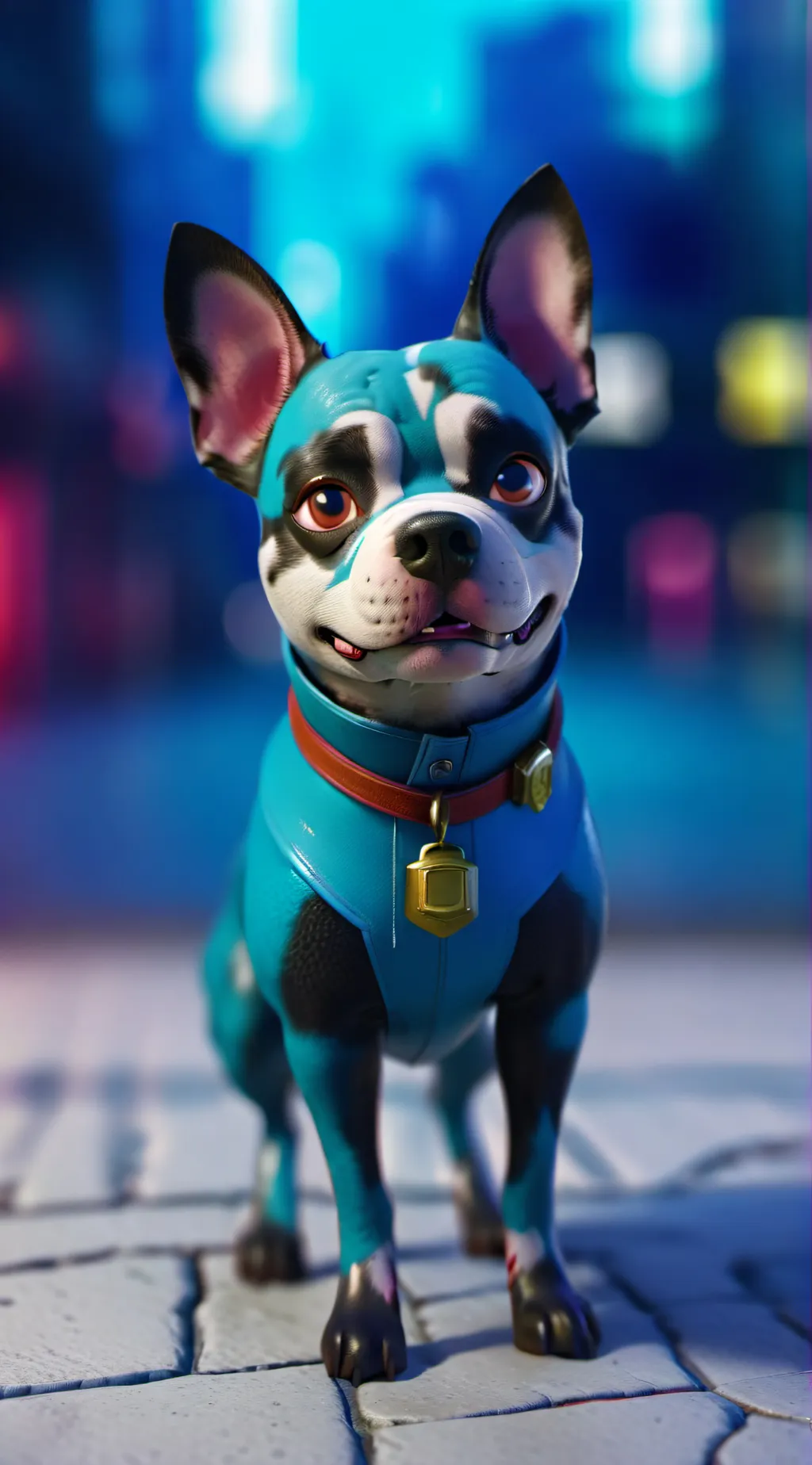 ai character: dog meme background