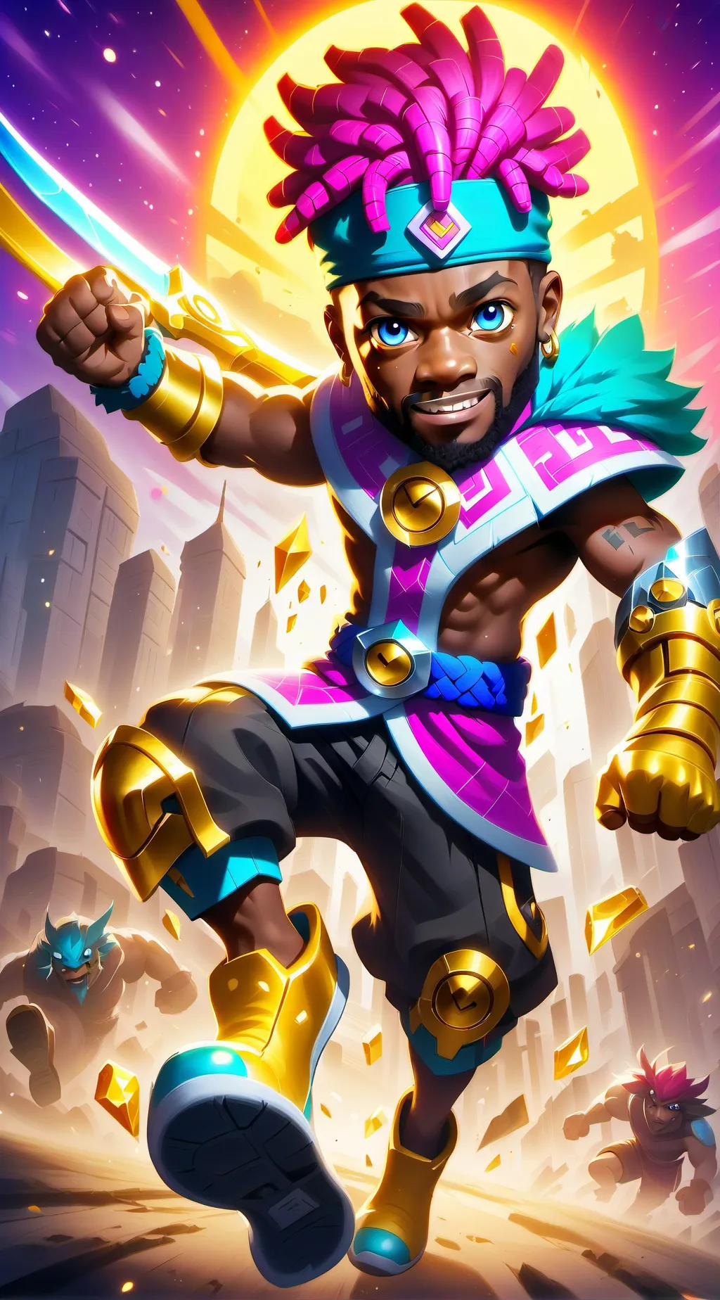 ai character: Tj background