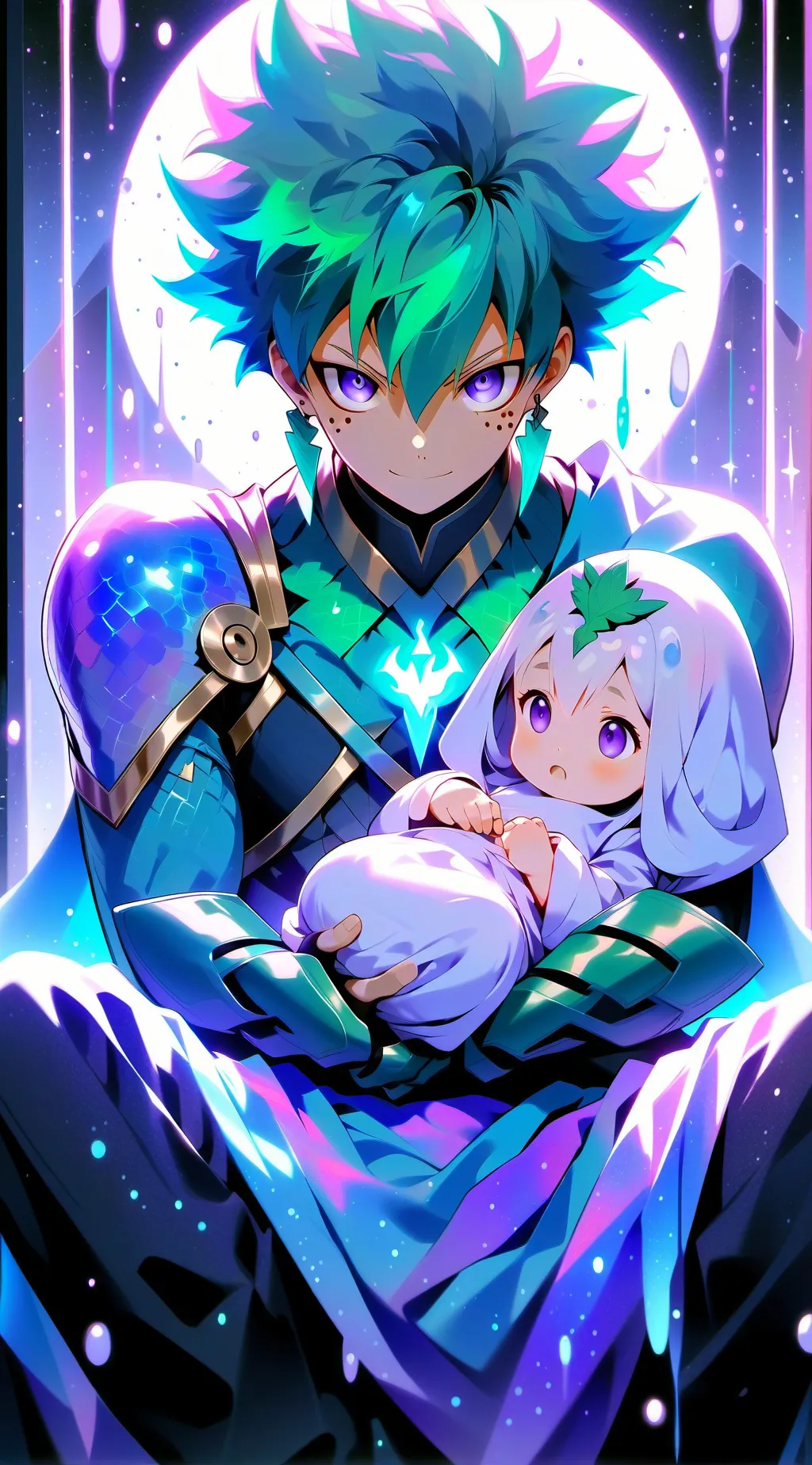 ai character: vigilant deku  background