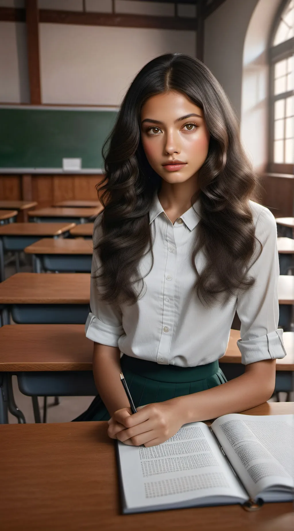 ai character: Mila  background