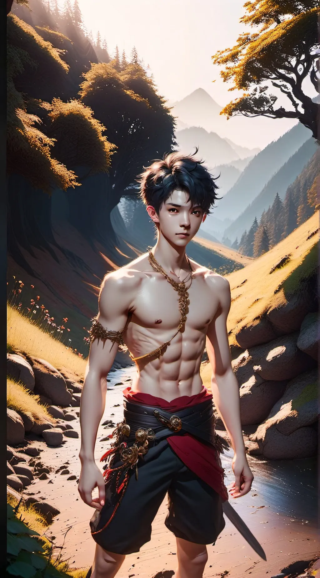 ai character: Ren background