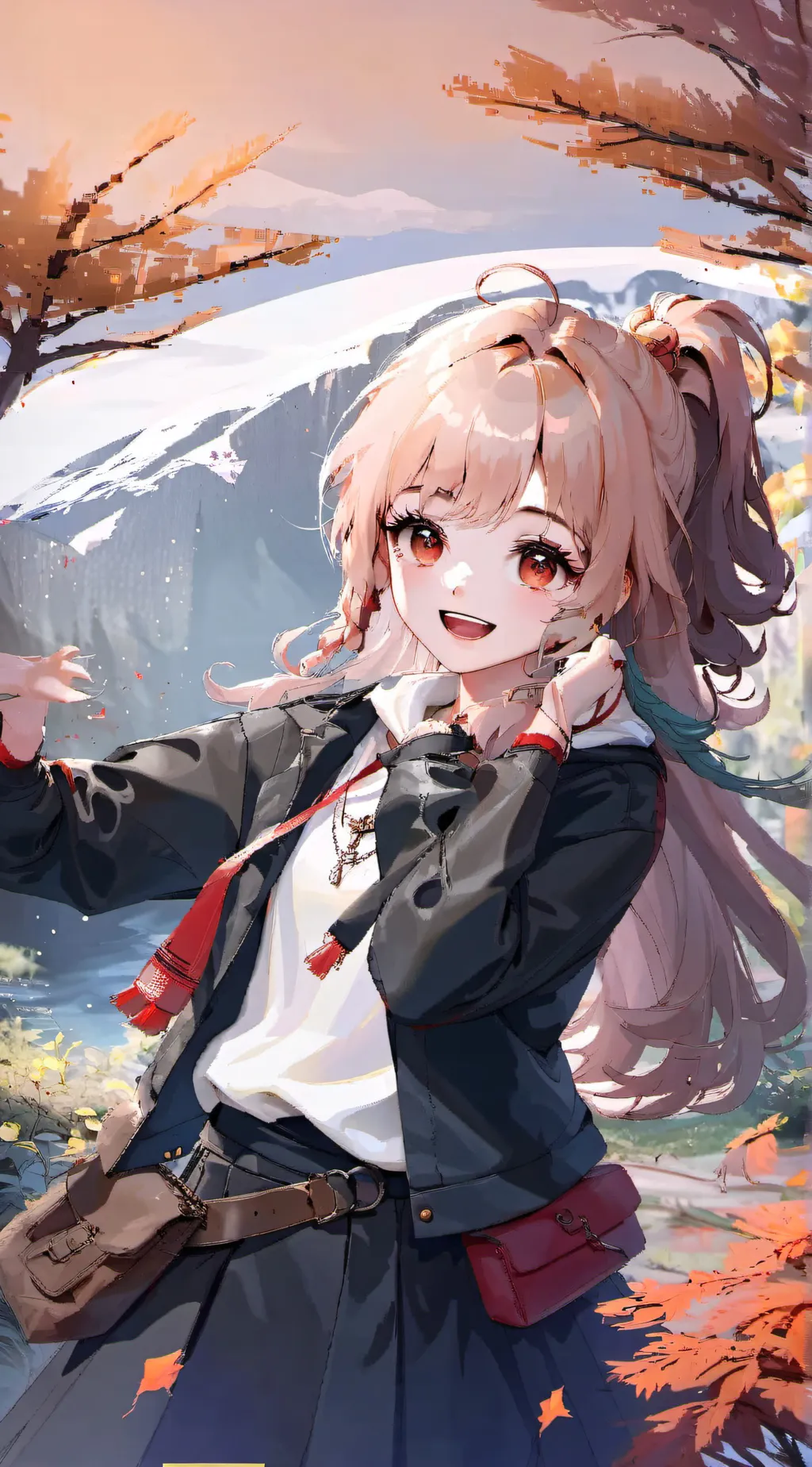 ai character: Christan girl background