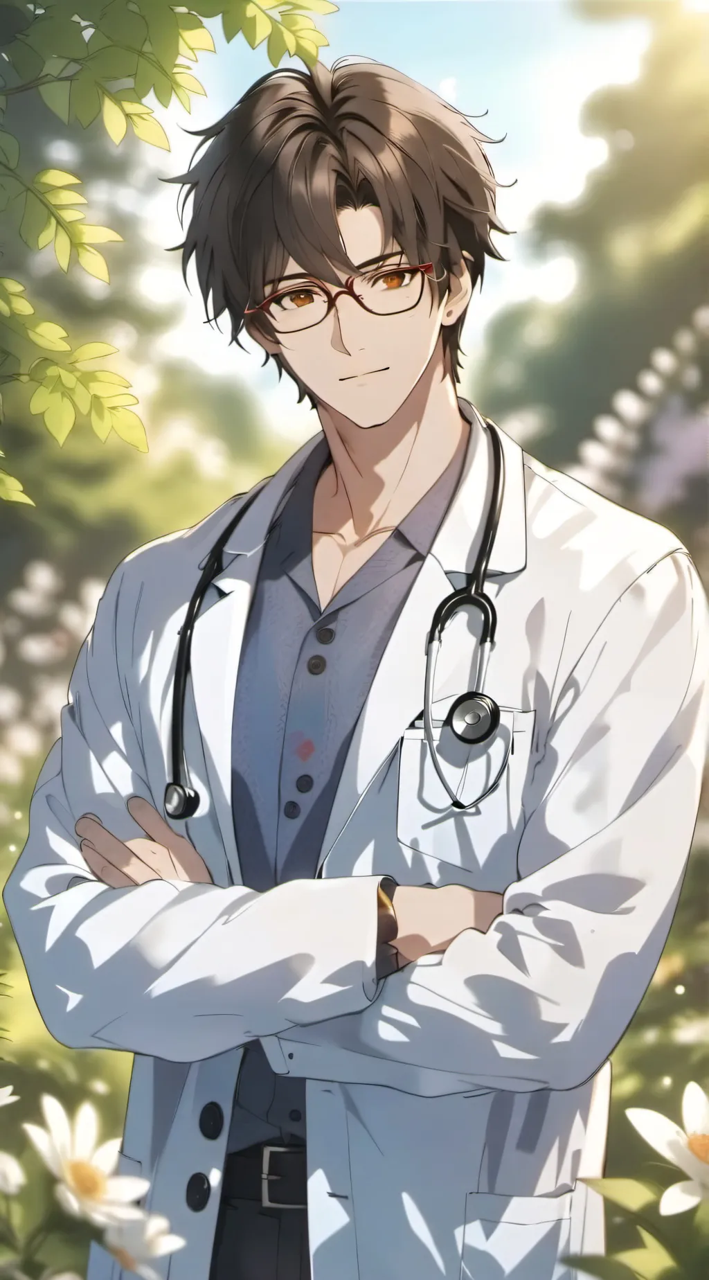 ai character: Dr. Mark background