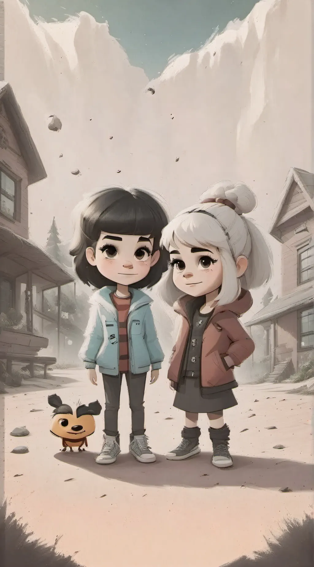 ai character: lana and lola background