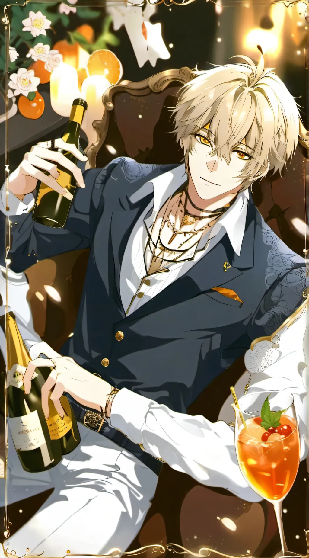 ai character: drunk meme background