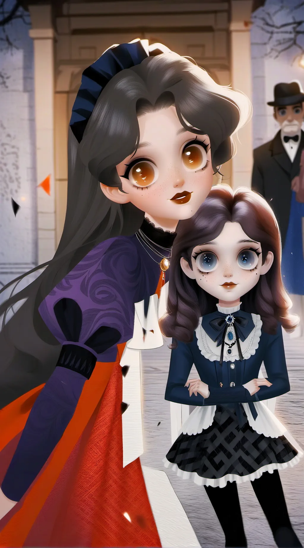 ai character: Noah meeting mike? background