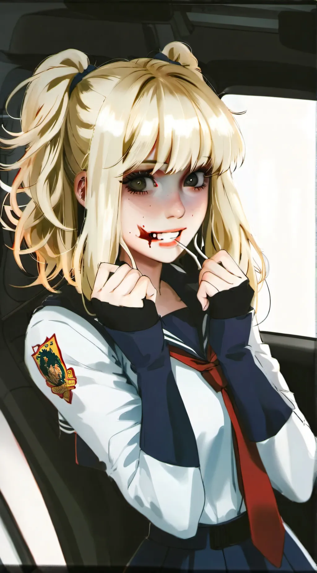 ai character: Toga background