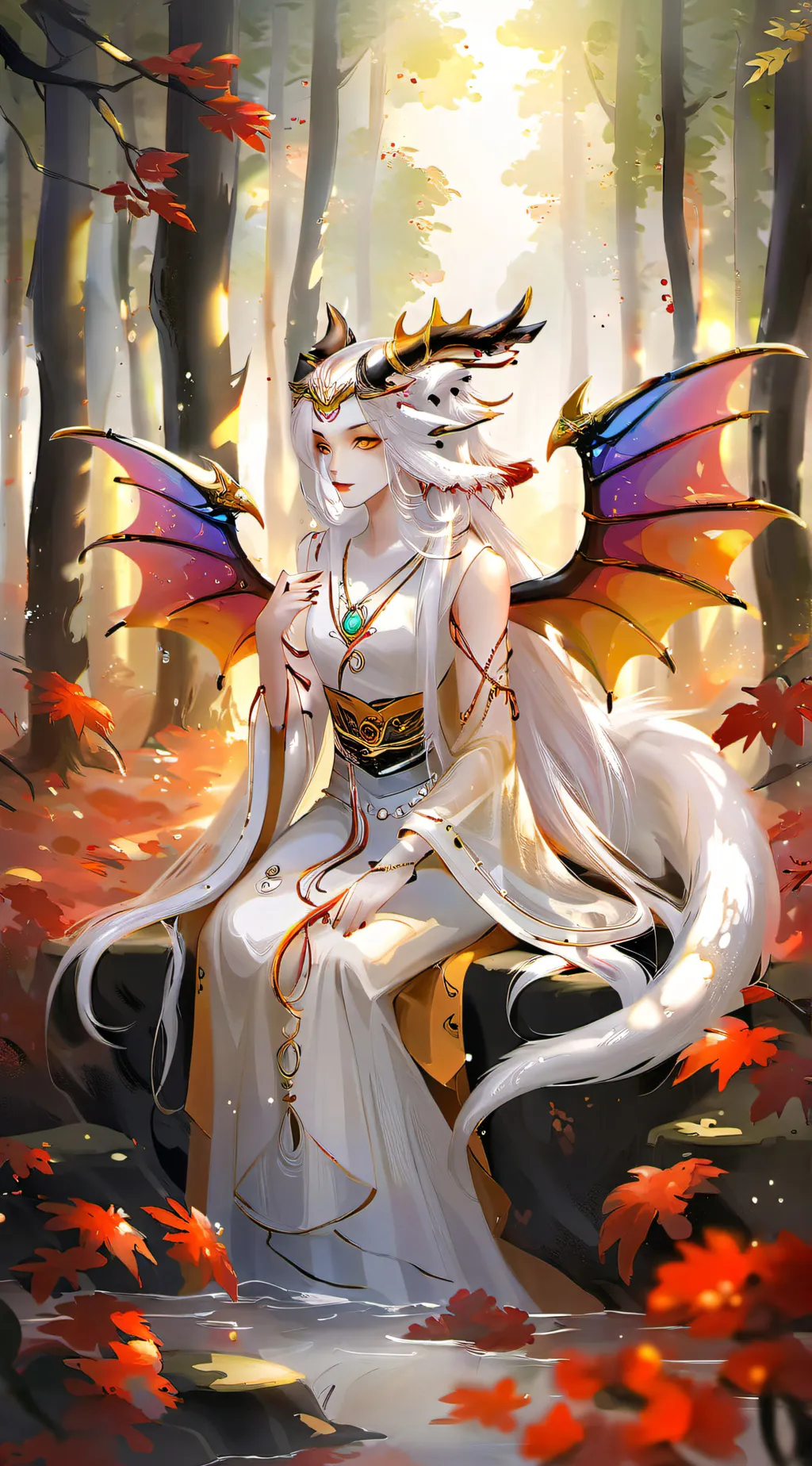 ai character: storm raven background