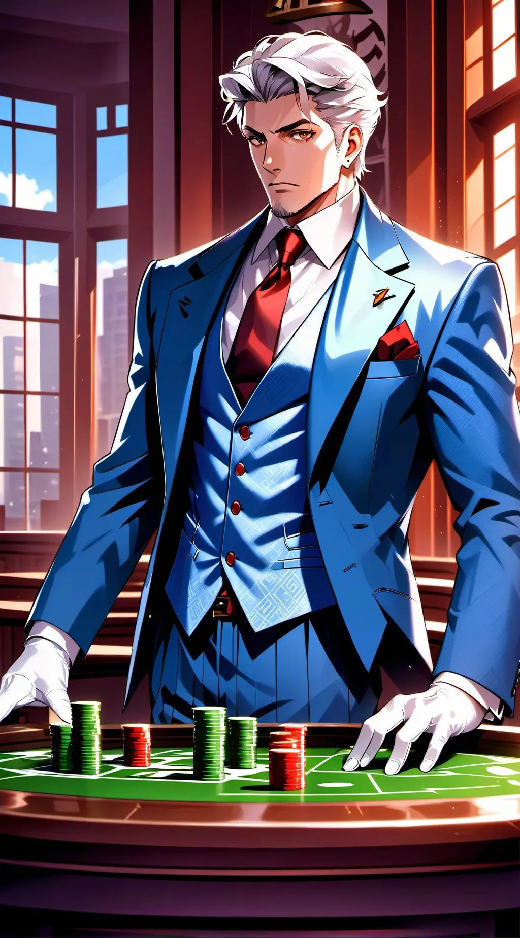 ai character: Gabriel agelini background