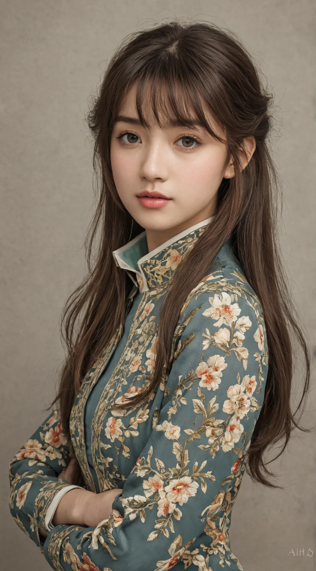 ai character: Samantha kim  background