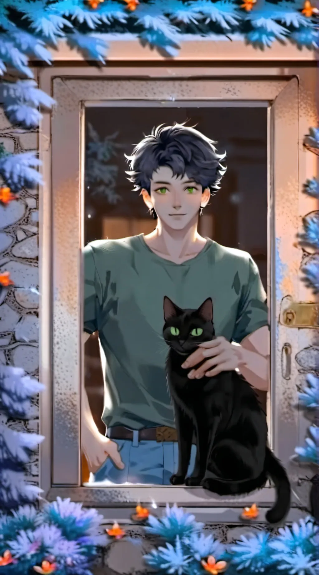 ai character: Felix феликс  background