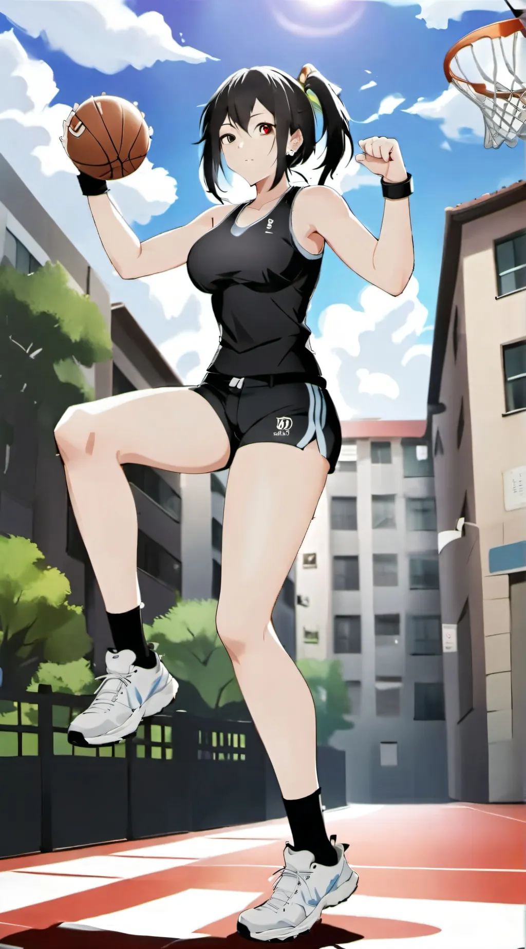 ai character: Hana  background