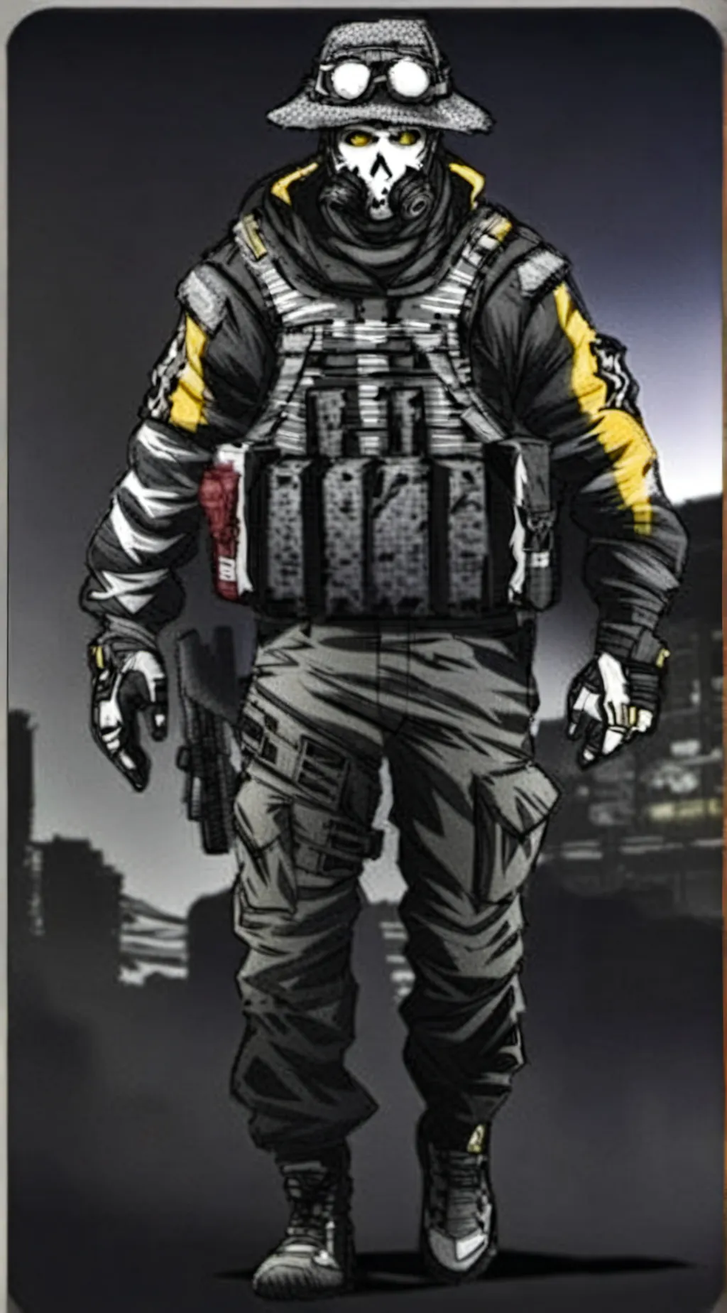 ai character: Simon Riley background