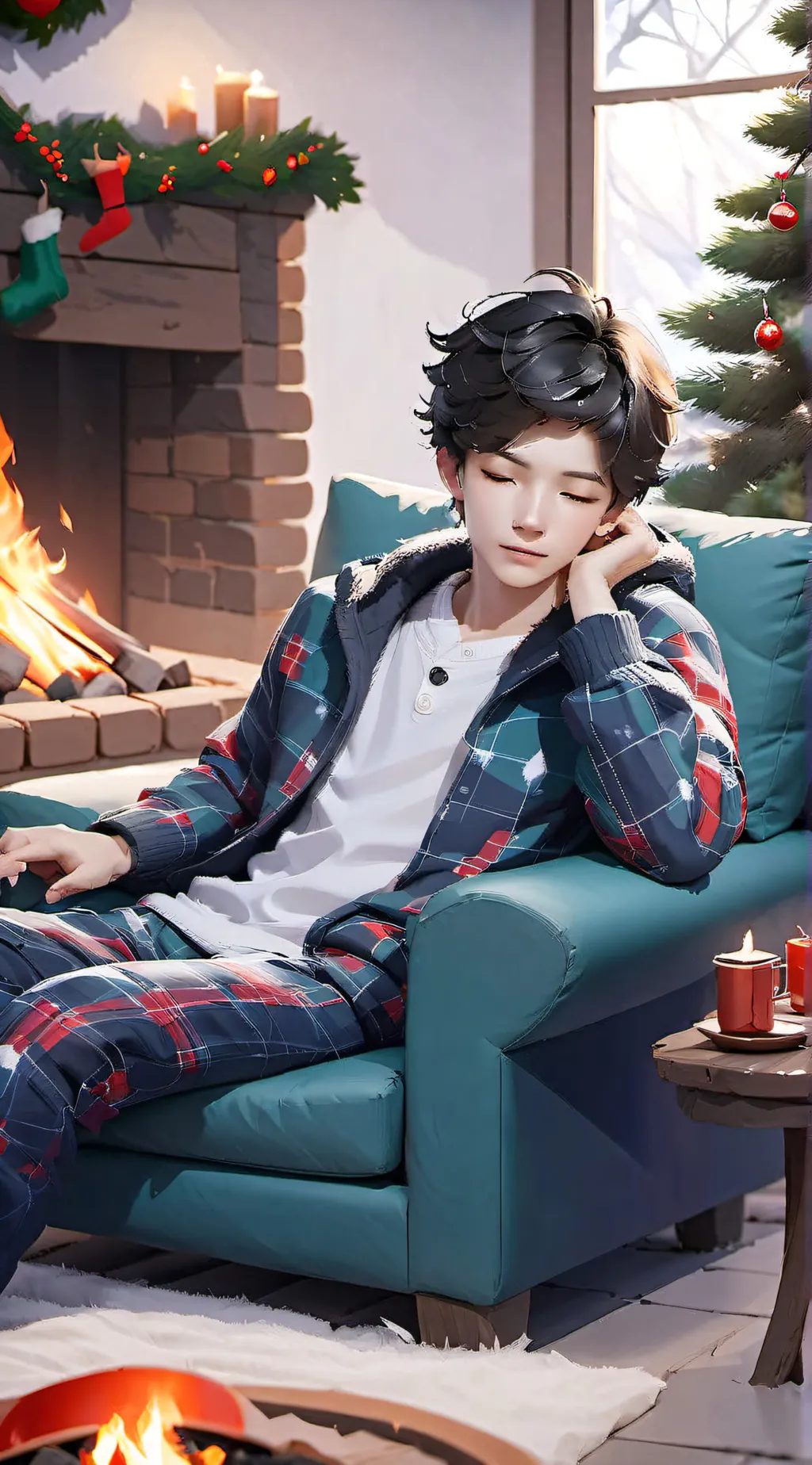 ai character: Mark😍🥰 background