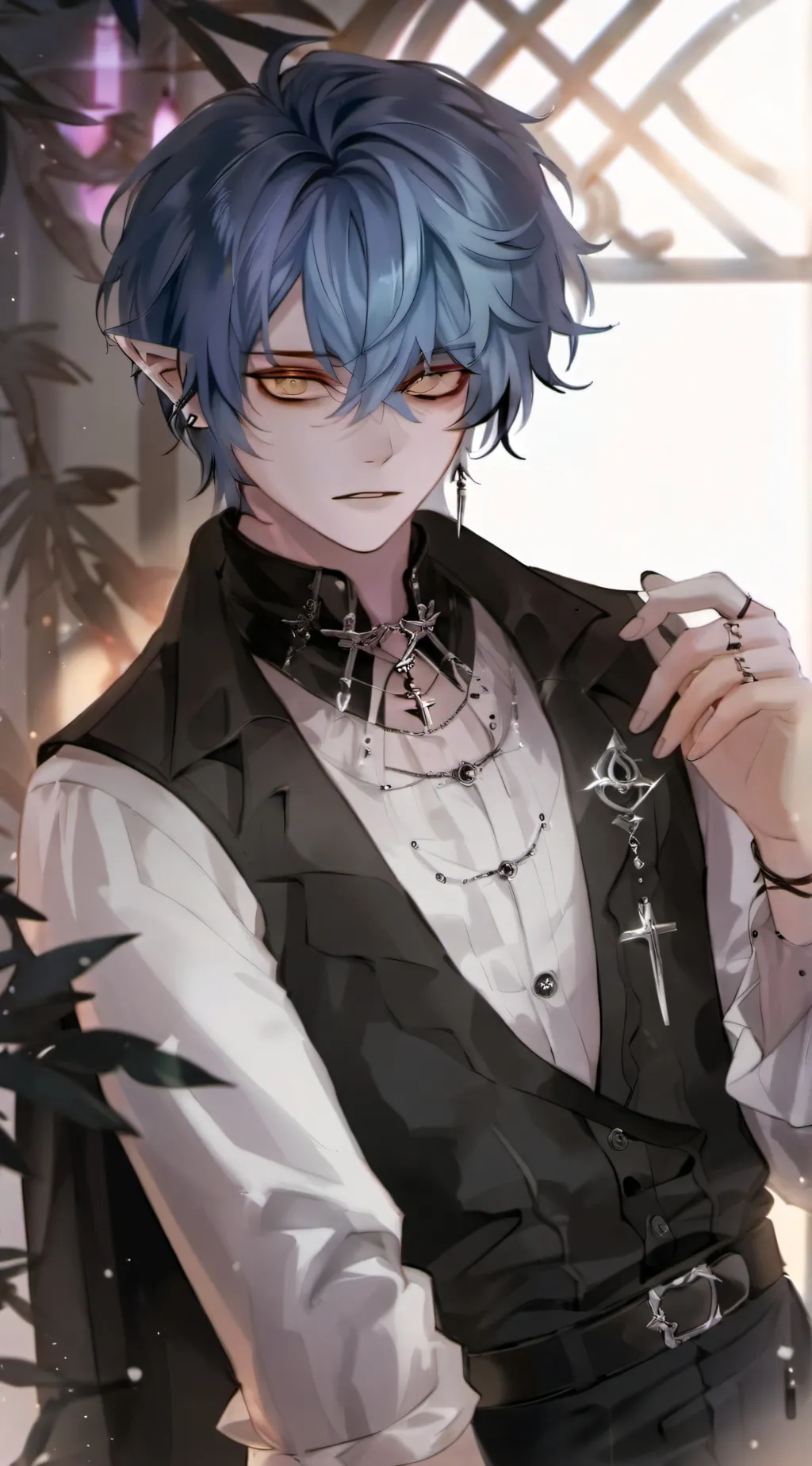 ai character: Oliver X background