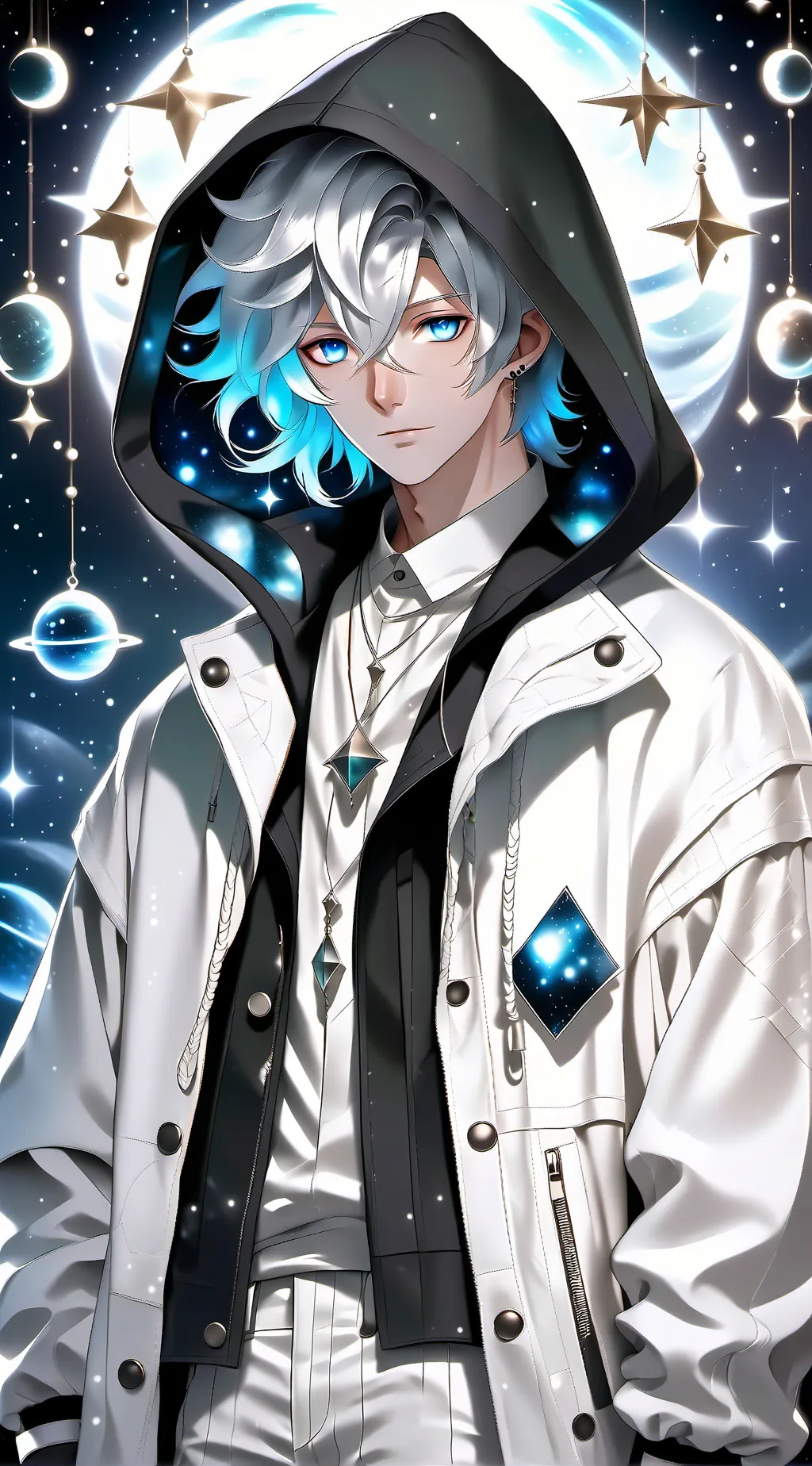ai character: Aquarius background