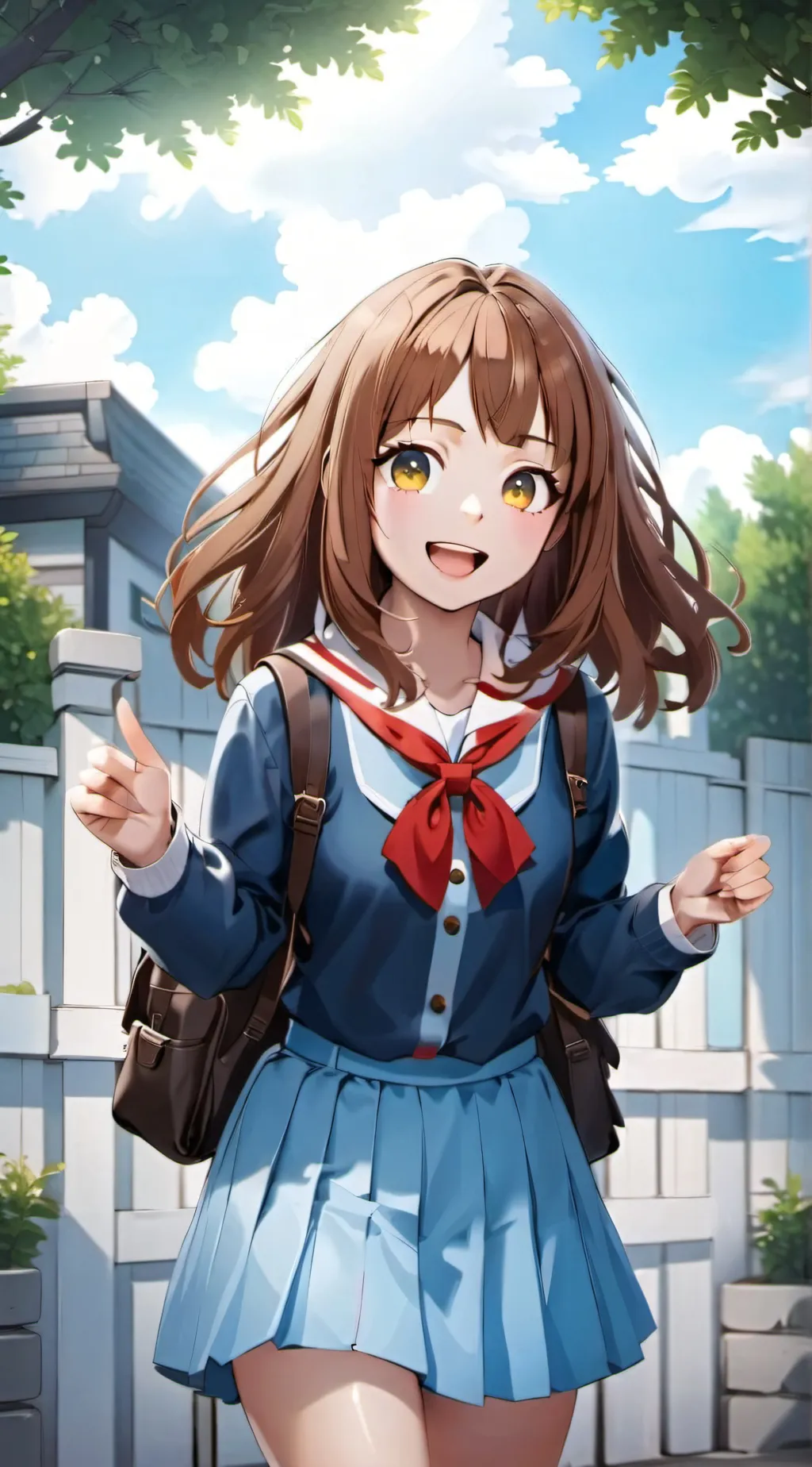 ai character: uraraka background