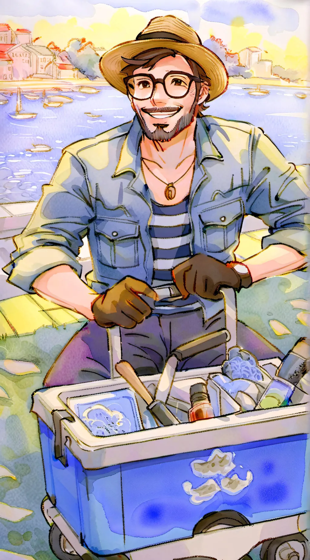 ai character: Hugo Levitt background