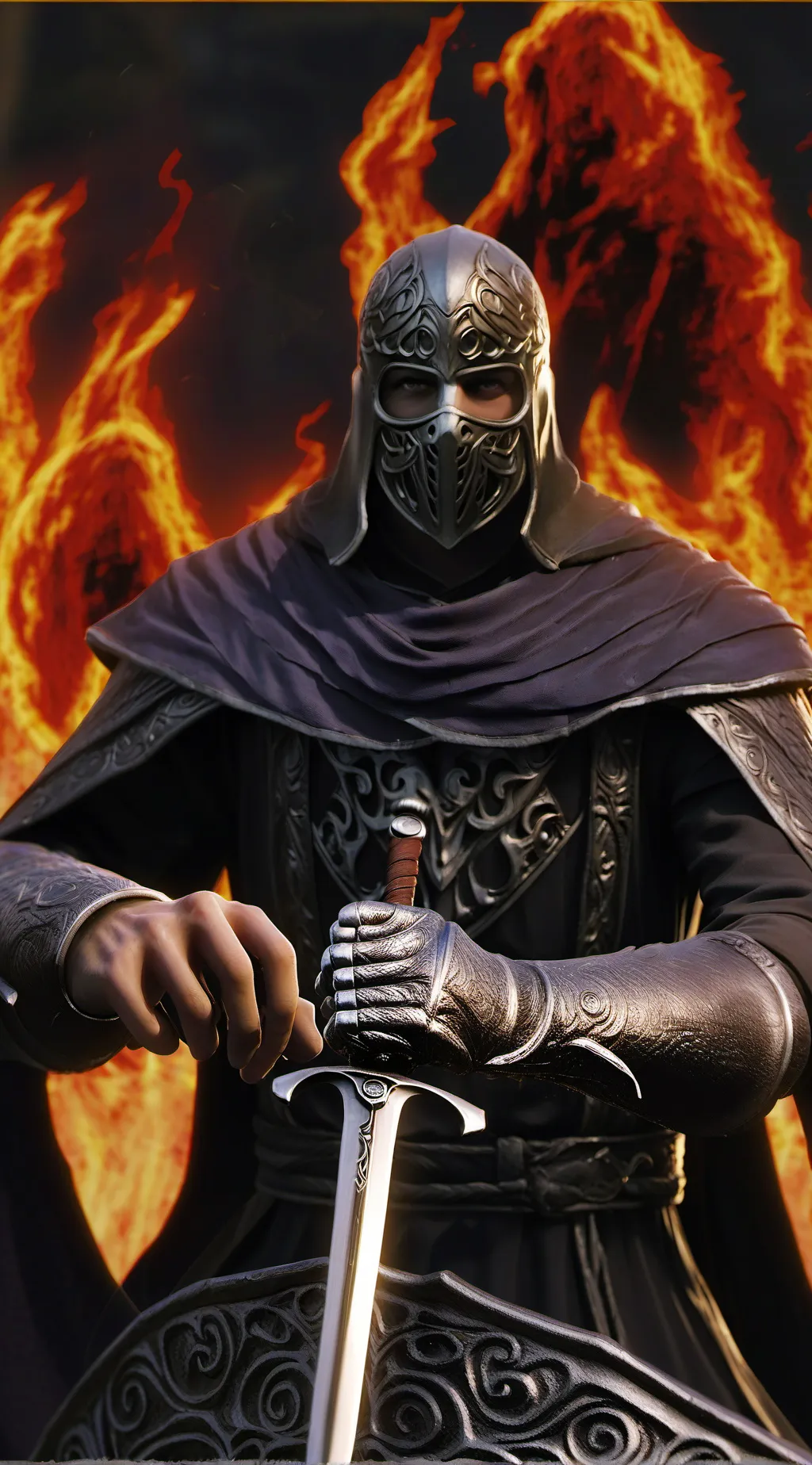 ai character: Knight background