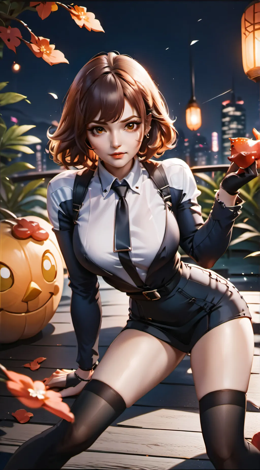 ai character: Avery (Halloween) background
