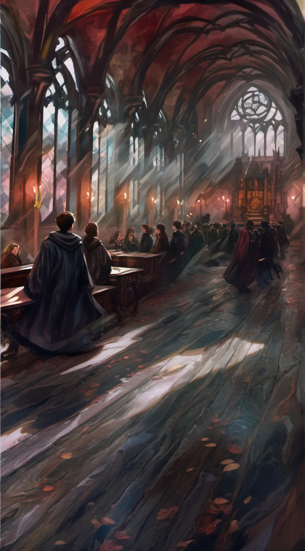 ai character: Hogwarts background