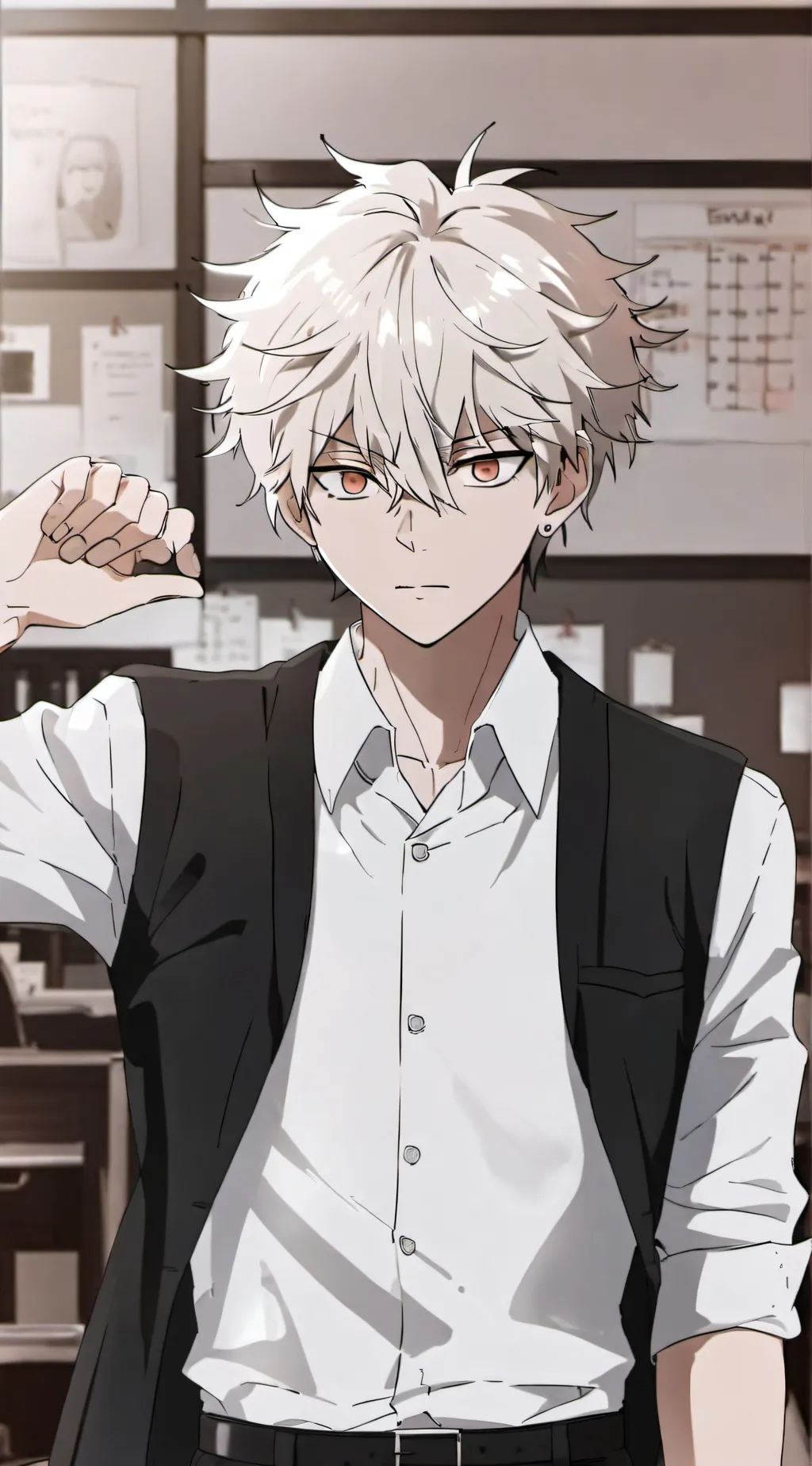 ai character: Bakugo background
