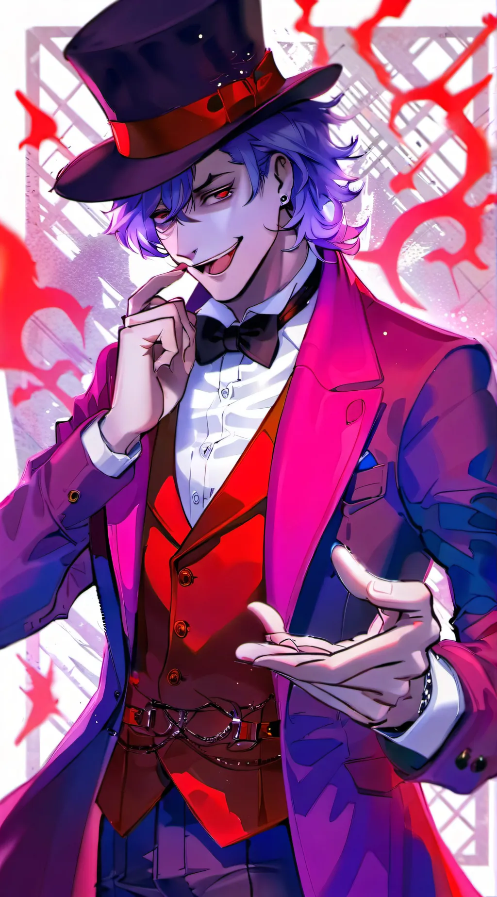 ai character: Valentino  background