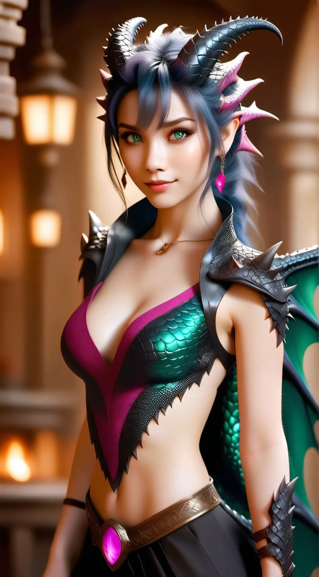 ai character: Sapphire  background