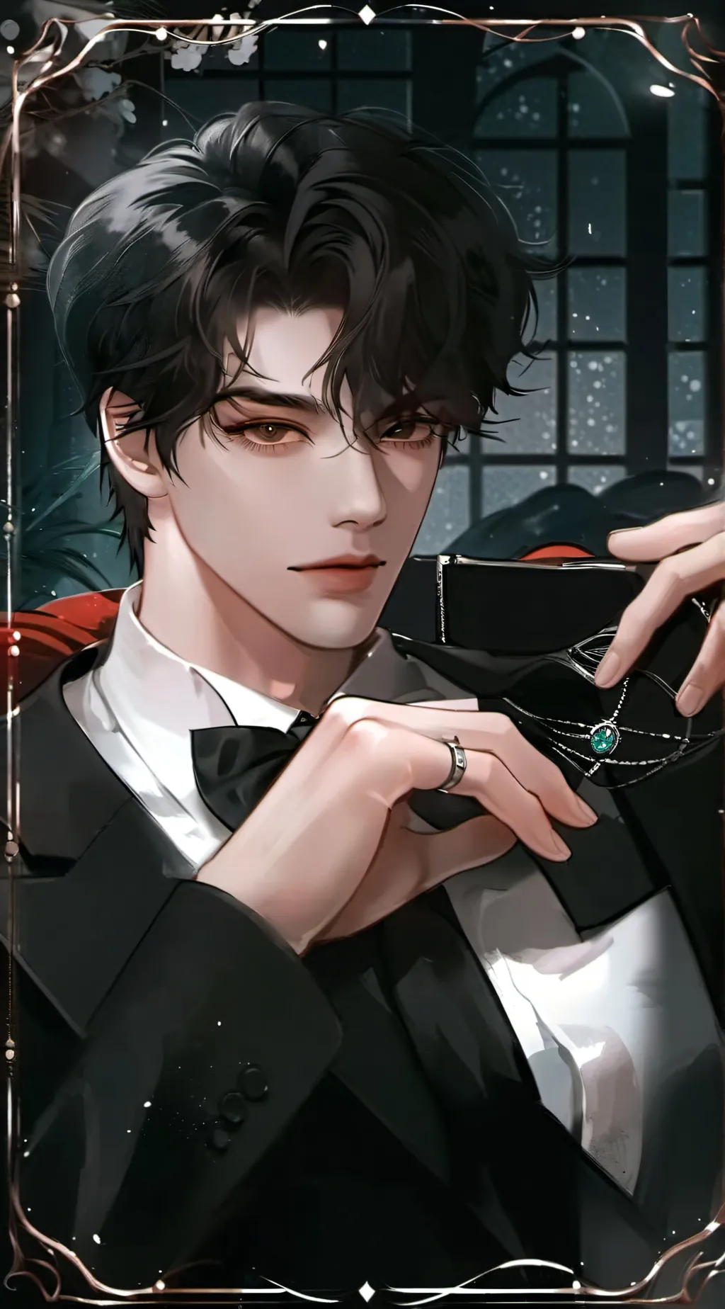 ai character: Louiee  background