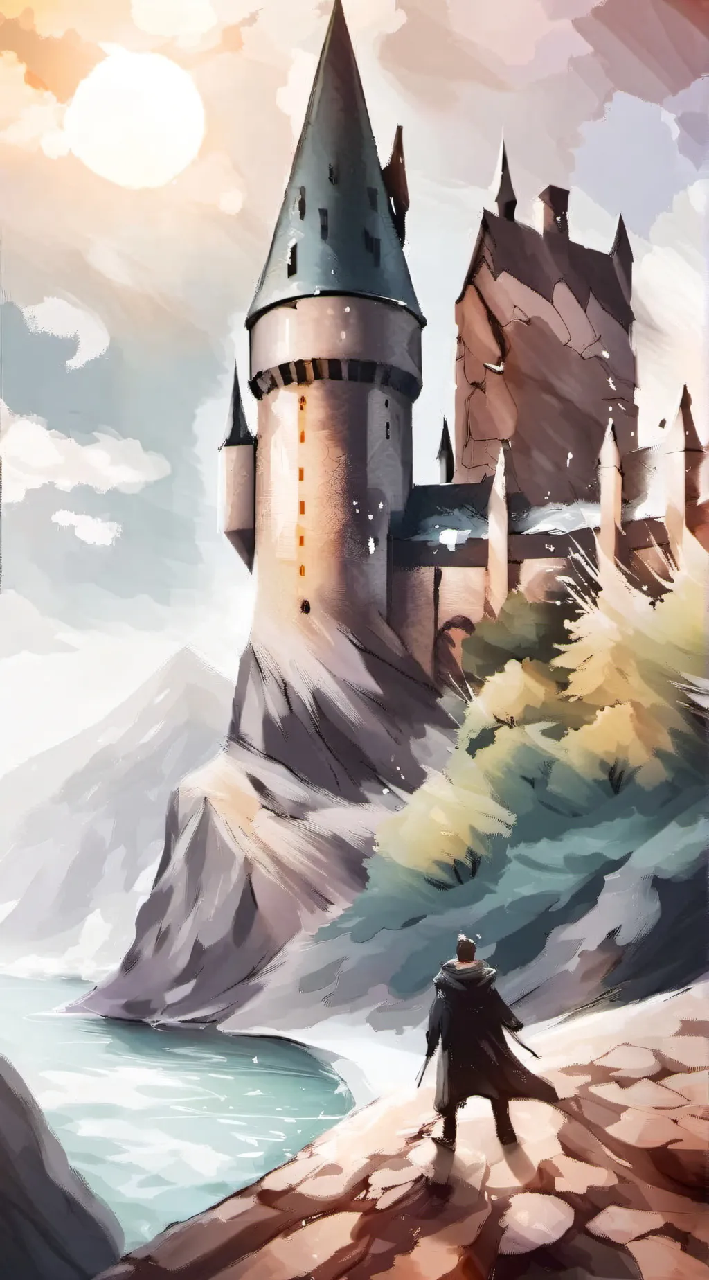 ai character: Hogwarts background