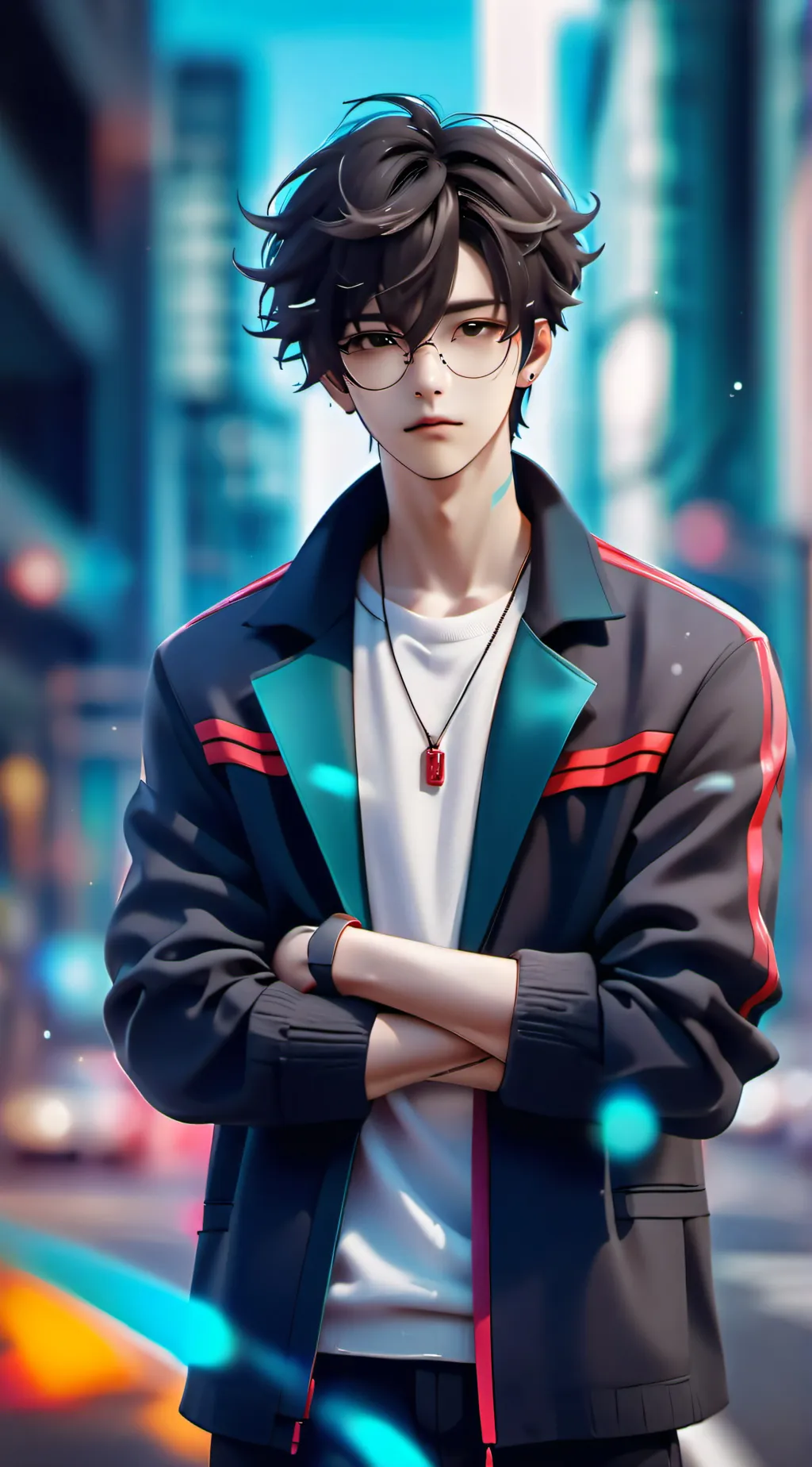 ai character: Gio  background