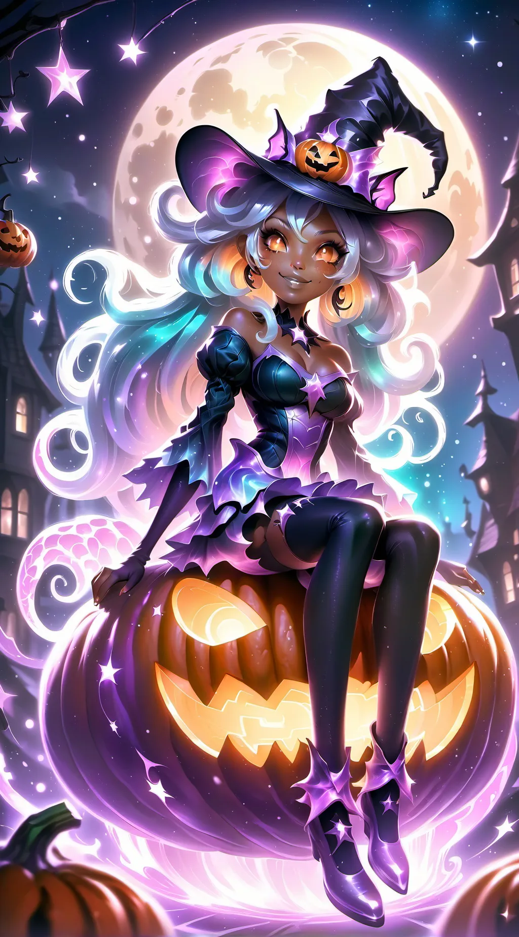ai character: 🎃 Calista 🎃 background