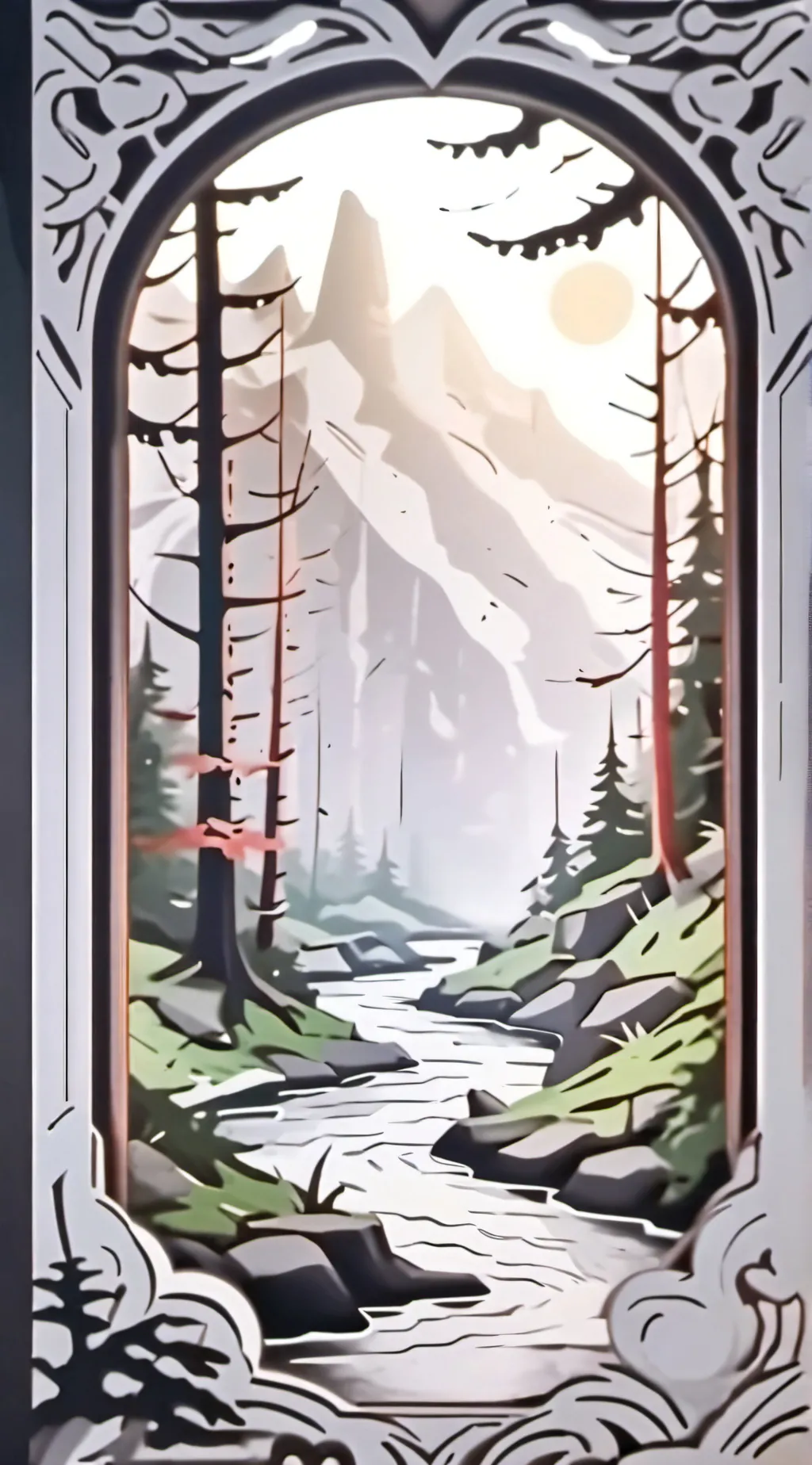 ai character: ()HH HEAVEN() background