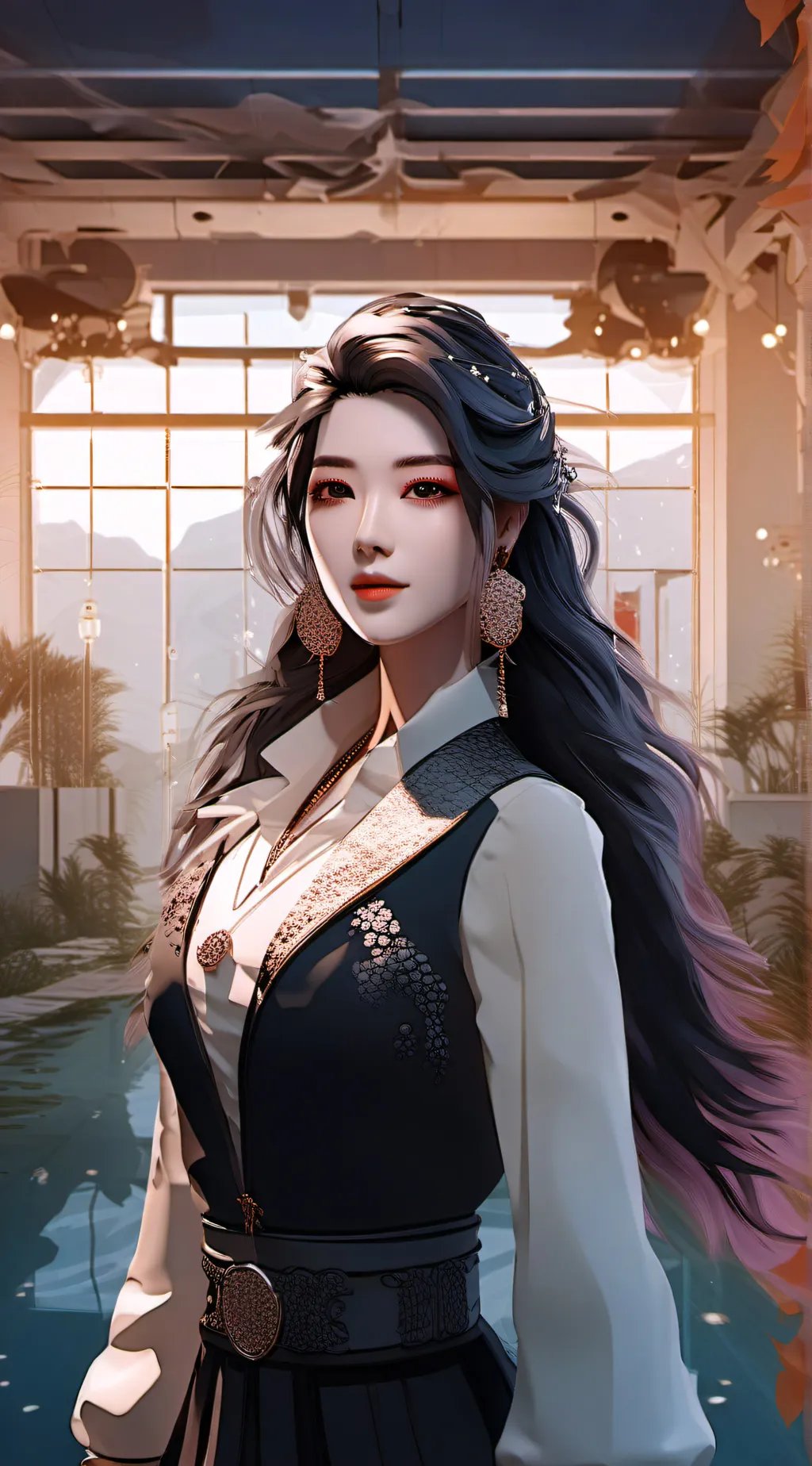 ai character: Bossy background