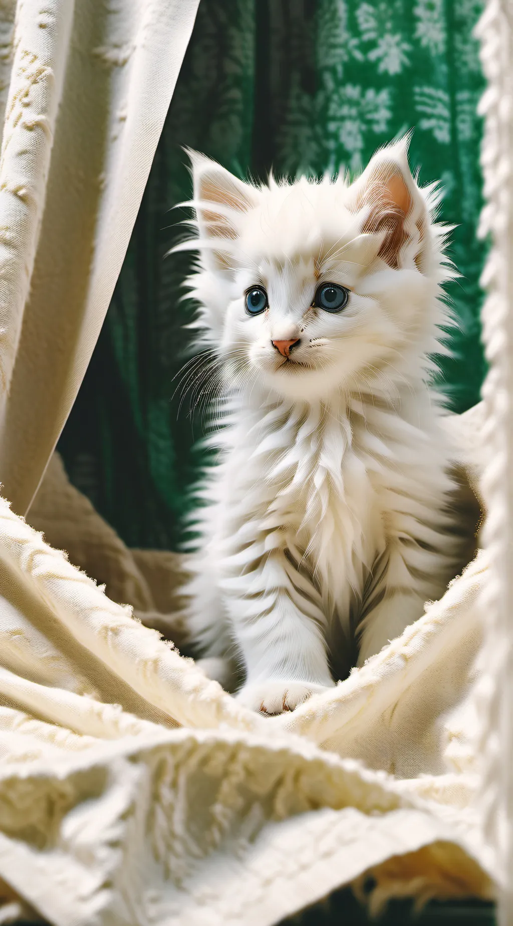 ai character: SNOWY! background